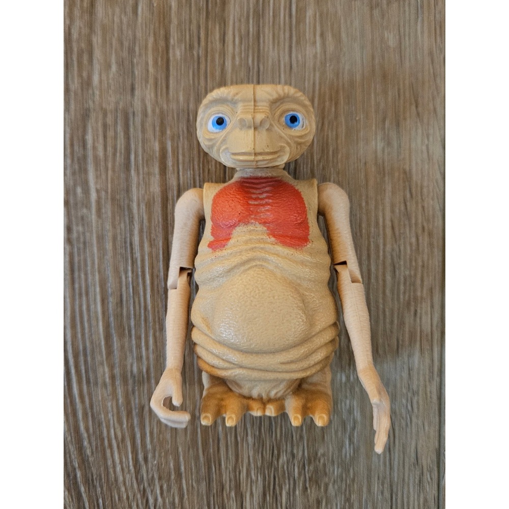 Vtg 1982 LJN E.T. Action Figure Extending Neck Original Movie Toy 2" Heart Paint